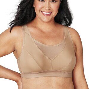 Playtex Women's Secrets Bounce Control Wireless Bra US4221 - Taupe